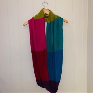 J jill color block infinity scarf